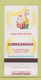 Matchbook Cover - Copacabana New York City girlie 30 Strike