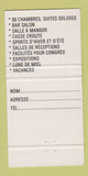 Matchbook Cover - Manoir Du Lac Delage Quebec QC 30 Strike