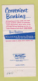 Matchbook Cover - Wadena State Bank MN 30 Strike