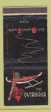 Matchbook Cover - Hotel Benjamin Franklin Seattle WA Outrigger 21 Strike Feature