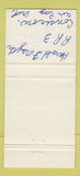 Matchbook Cover - Nadalin Electric Milton ON 30 Strike
