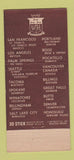 Matchbook Cover - Hawaiian Village Motel Waikiki Hawaii 30 Stick