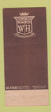 Matchbook Cover - Hotel Benson Portland OR London Bar 30 Stick