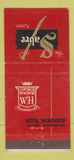 Matchbook Cover - Hotel Winthrop Tacoma WA Sabre Room 21 Strike Feature