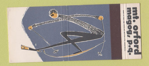 Matchbook Cover - Mount Orfod Magog QC 30 Strike