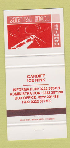 Matchbook Cover - Cardiff Ice Rink UK England 30 Strike