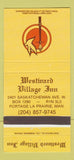 Matchbook Cover - Westward Village Inn Portage LA Prairie MB 30 Strike
