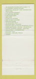 Matchbook Cover - Nottawasaga Inn Alliston ON  30 Strike
