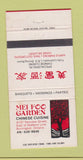 Matchbook Cover - Mei Food Garden Chinese Restaurant Burlington ON 30 Strike
