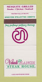 Matchbook Cover - Veladi Ranch Steak House 30 Strike