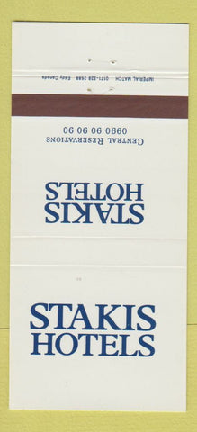 Matchbook Cover - Stakis Hotels  30 Strike