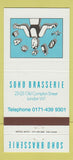 Matchbook Cover - Soho Brasserie London UK England 30 Strike