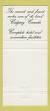 Matchbook Cover - Carriage House Motor Inn Calgary AB 30 Strike