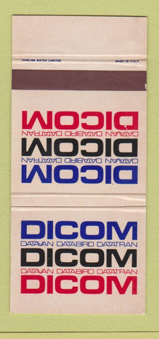 Matchbook Cover - Dicom  Rush Delivery WEAR 30 Strike