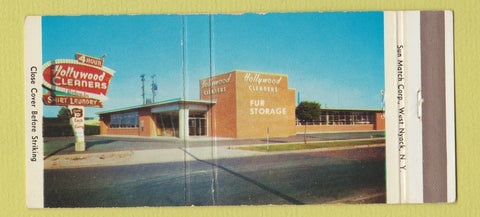 Matchbook Cover - Hollywood Cleaners Cleveland OH 30 Strike