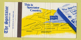 Matchbook Cover - Hamilton Spectator Newspaper ON 30 Strike