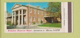 Matchbook Cover - Schisler Funeral Home Northampton PA 30 Strike