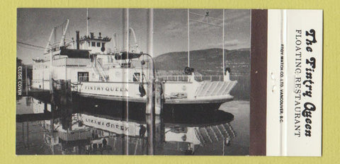 Matchbook Cover - Fintry Queen Restaurant Kelowna BC 30 Strike