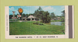 Matchbook Cover - Rainbow Motel West Richfield OH #1 30 Strike