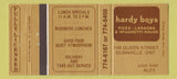 Matchbook Cover - Hardy Boys Pizza Dunnville ON 30 Strike