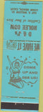 Matchbook Cover - D and J's Holee Cow Long Beach CA girlie WORN