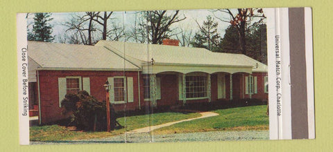 Matchbook Cover - Interstate Roofing Asphalt Charlotte NC 30 Strike