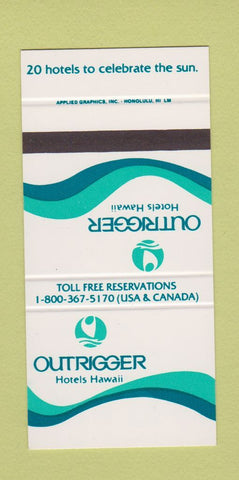 Matchbook Cover - Outrigger Hotels Hawaii 30 Strike