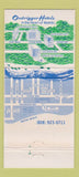 Matchbook Cover - Waikiki Outrigger Hotels Hawaii 30 Strike