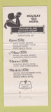 Matchbook Cover - Holiday Isle Hotel Waikiki Hawaii 30 Strike