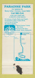 Matchbook Cover - Paradise Park Honolulu Hawaii 30 Strike