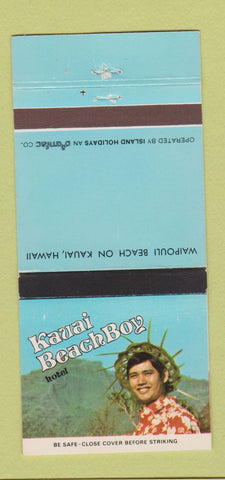 Matchbook Cover - Kauai Beach Boy Hotel Kauai Hawaii 30 Strike