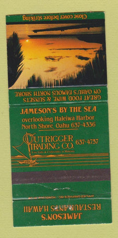 Matchbook Cover - Jameson's Restaurants Hawaii 30 Strike