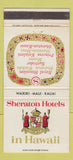 Matchbook Cover - Sheraton Hotels Hawaii 30 Strike