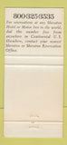 Matchbook Cover - Sheraton Hotels Hawaii 30 Strike