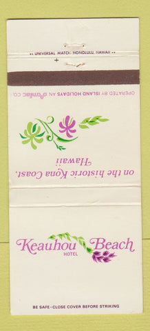 Matchbook Cover - Keauhou Beach Hotel Kona Coast Hawaii WEAR 30 Strike
