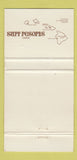 Matchbook Cover - Kauai Surf Hotel Hawaii WEAR 30 Strike
