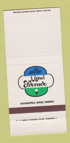 Matchbook Cover - Maui Eldorado Kaanapali Maui Hawaii 30 Strike