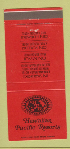 Matchbook Cover - Hawaiian Pacific Resorts Hawaii 30 Strike