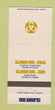 Matchbook Cover - Islander Inns Kona Kauai Hawaii 30 Strike