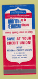 Matchbook Cover - HT&T Federal Credit Union Hilo Hawaii 30 Strike