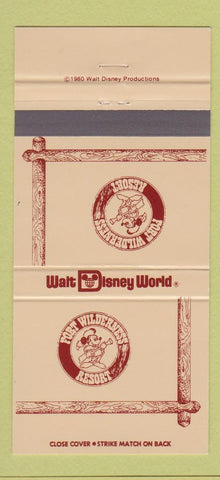 Matchbook Cover - Fort Wilderness Resort Walt Disney World Orlando FL 30 Strike