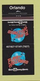 Matchbook Cover - Planet Hollywood Walt Disney World Orlando FL 30 Strike