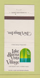 Matchbook Cover - Lake Buena Vista Village Disney World FL 30 Strike