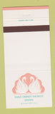 Matchbook Cover - Walt Disney World Swan 30 Strike