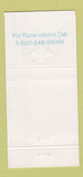 Matchbook Cover - Walt Disney World Swan 30 Strike