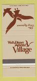 Matchbook Cover - Walt Disney World Village #2 30 Strike