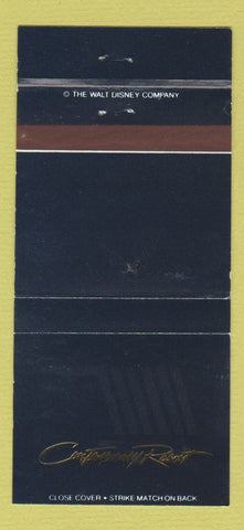 Matchbook Cover - Walt Disney Contemporary Resort #1 30 Strike