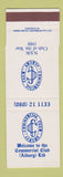 Matchbook Cover - Commercial Club Albury Australia SAMPLE