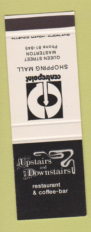 Matchbook Cover - Centrepoint Shopping Mall Masterton New Zealand SAMPLE