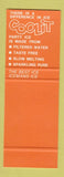 Matchbook Cover - Cool It Party Ice Auckland New Zealand SAMPLE
